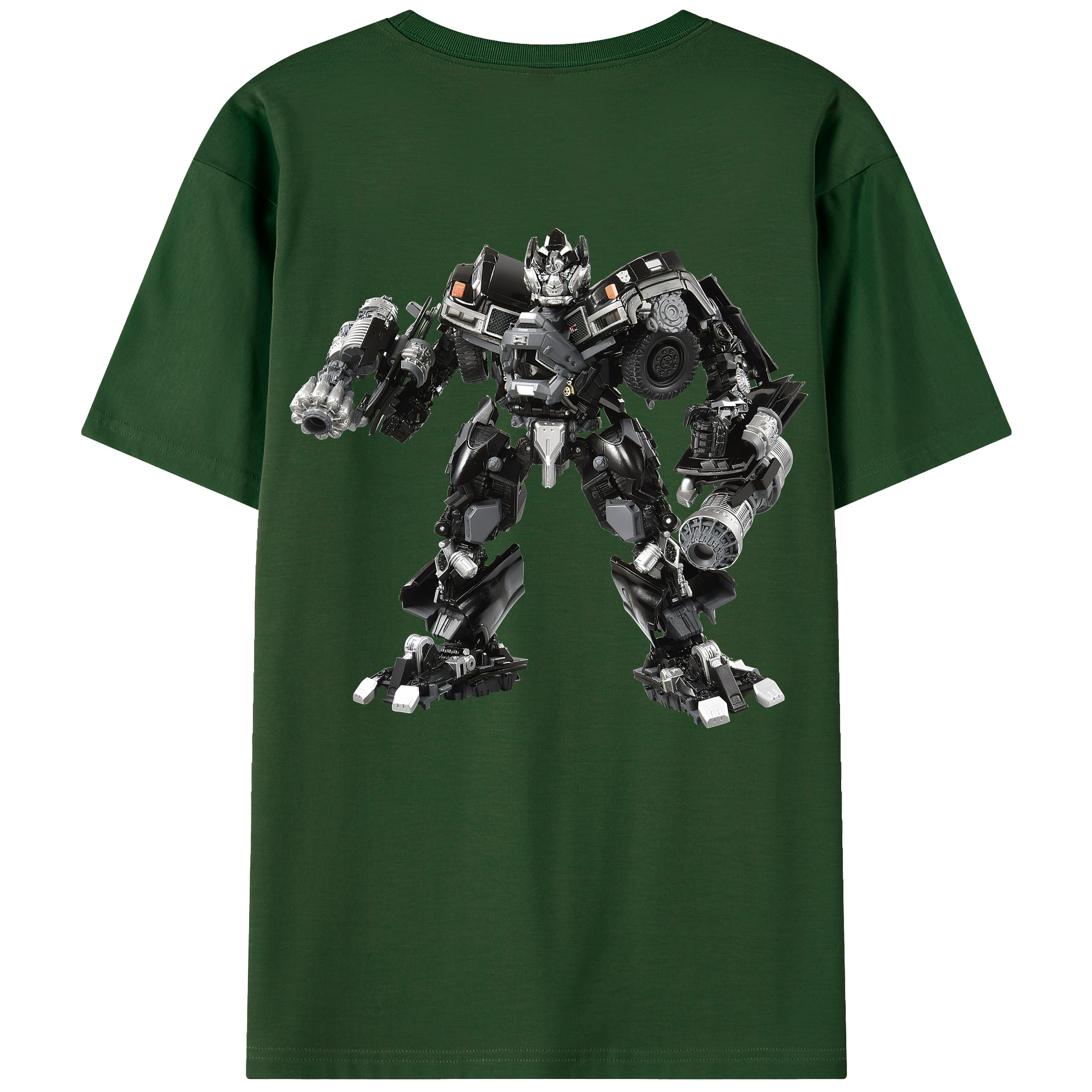 （画像用） Transformers トランスフォーマー 綿100％半袖Tシャツ（背面プリント）